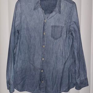 Gap Women's Demin Blue  Shirt